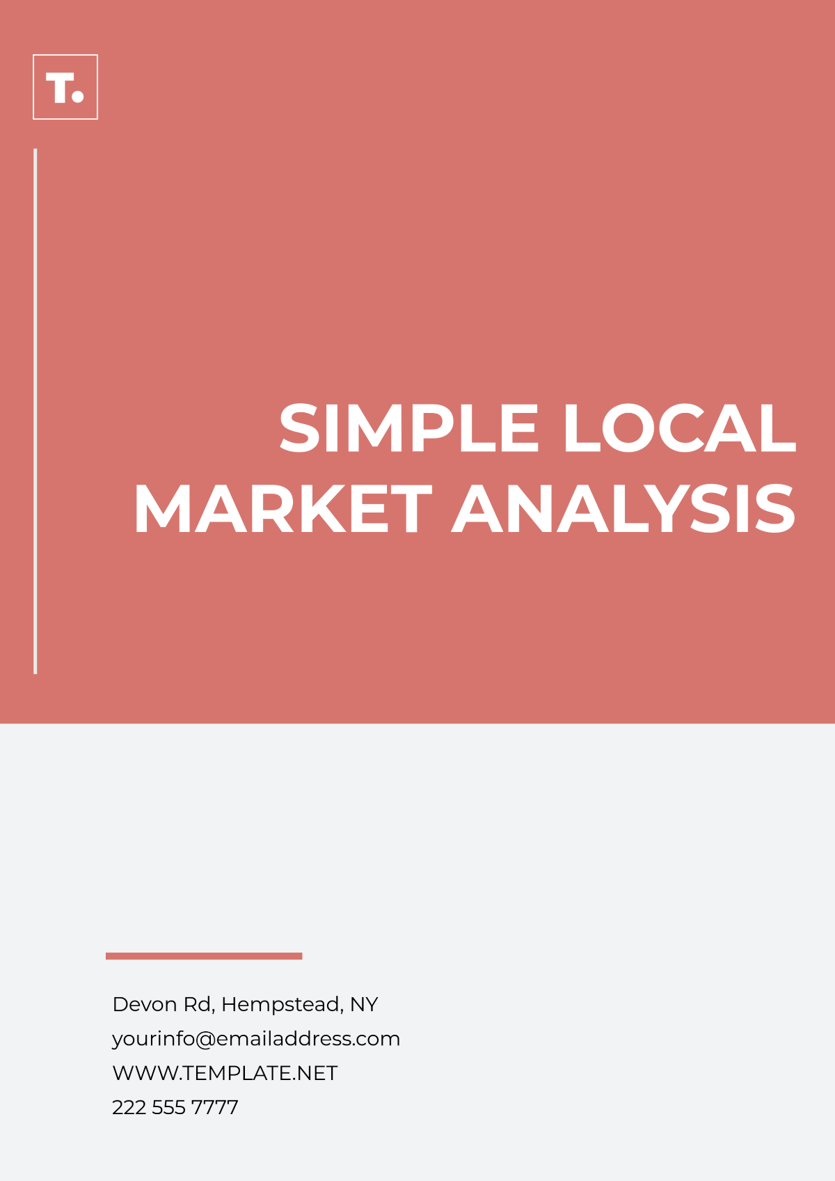 Free Simple Local Market Analysis Template