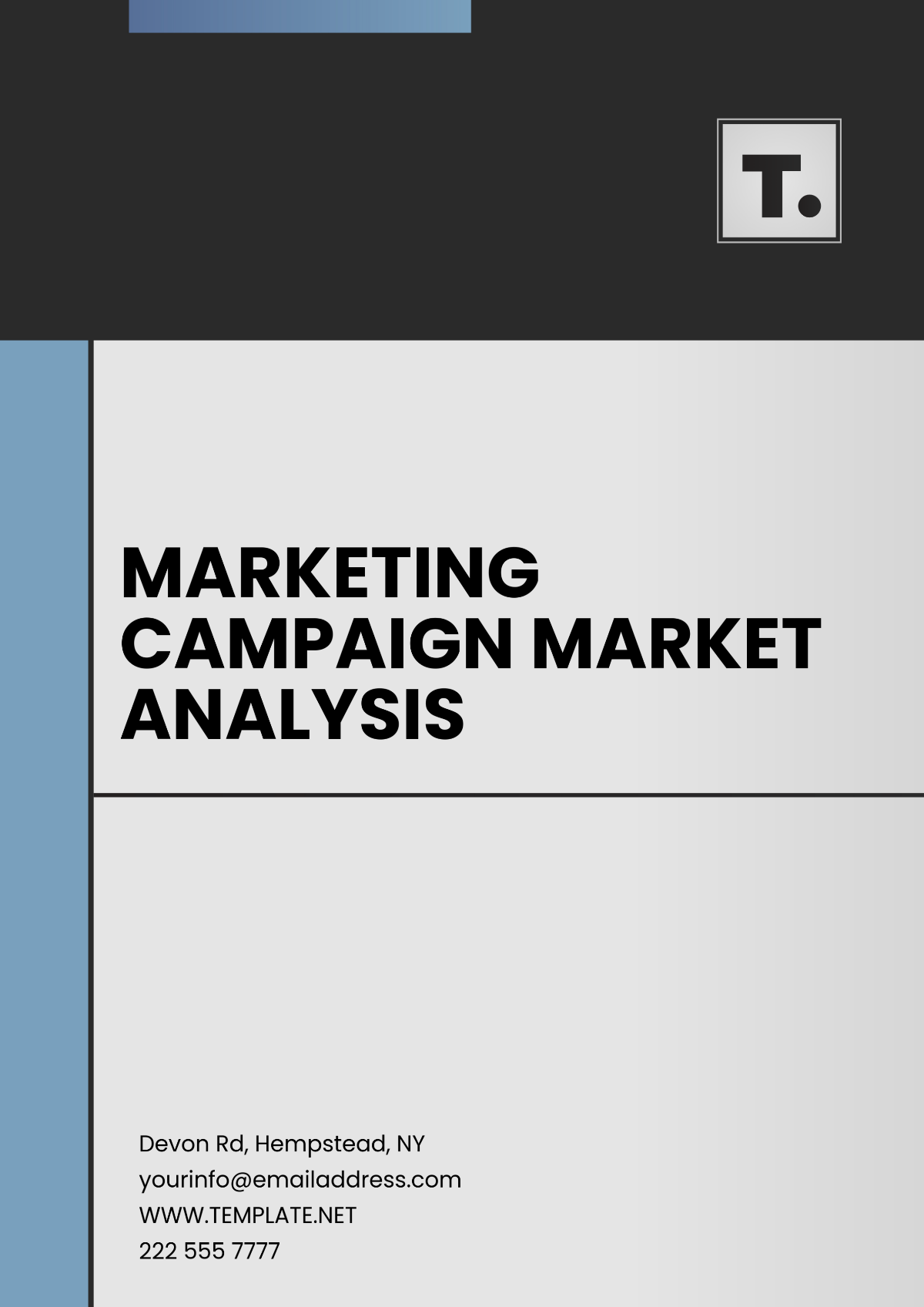 Free Marketing Campaign Market Analysis Template