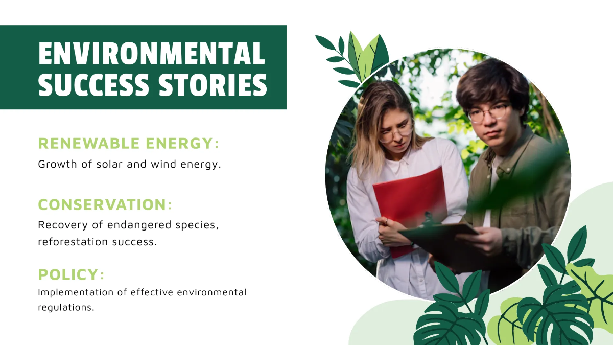 Free Environment Awareness PPT Template to Edit Online