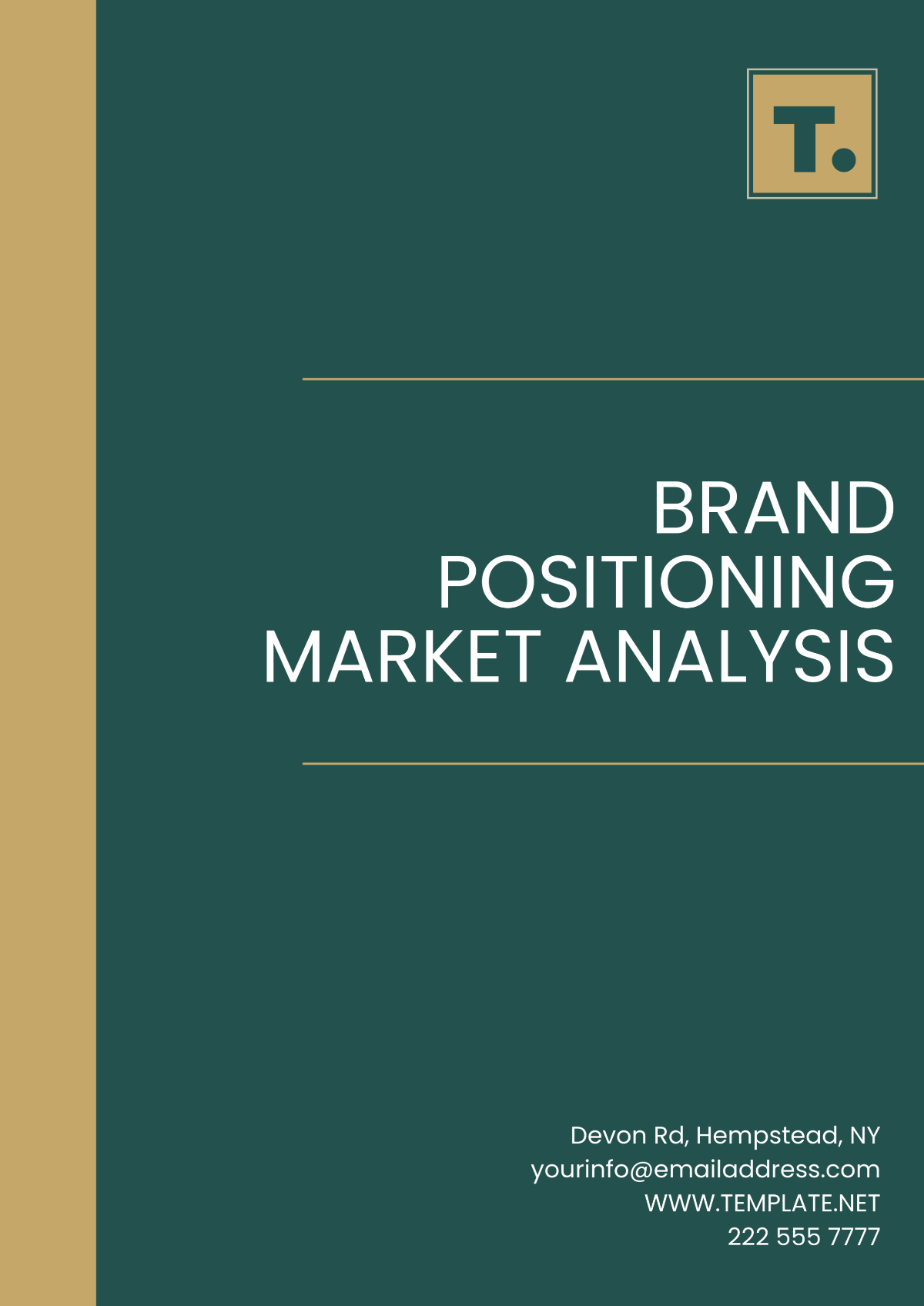 Free Brand Positioning Market Analysis Template