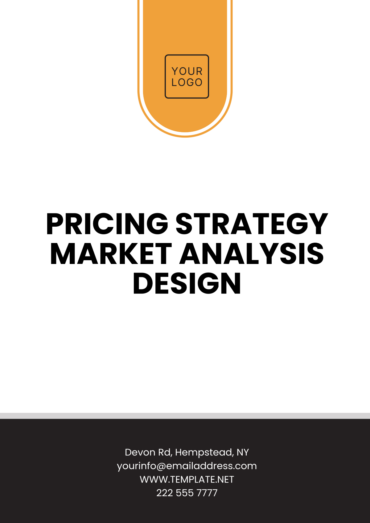 Free Pricing Strategy Market Analysis Design Template