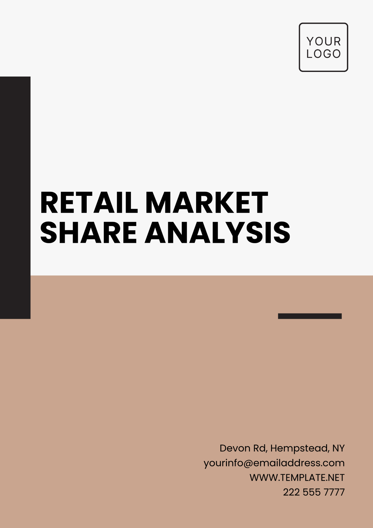 Free Retail Market Share Analysis Template