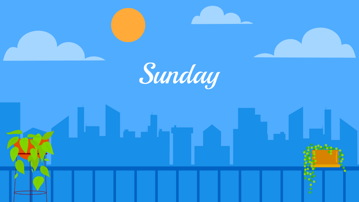 Free Sunday Background Template