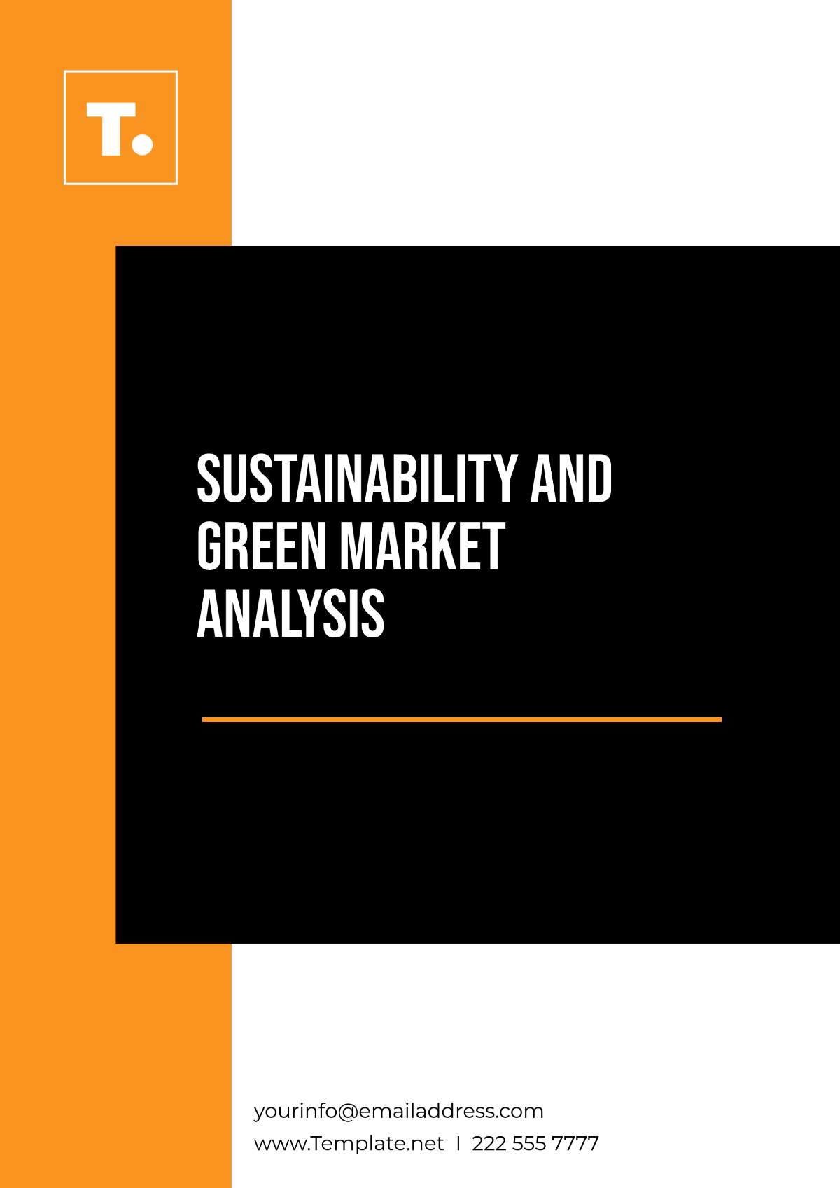 Free Sustainability and Green Market Analysis Template