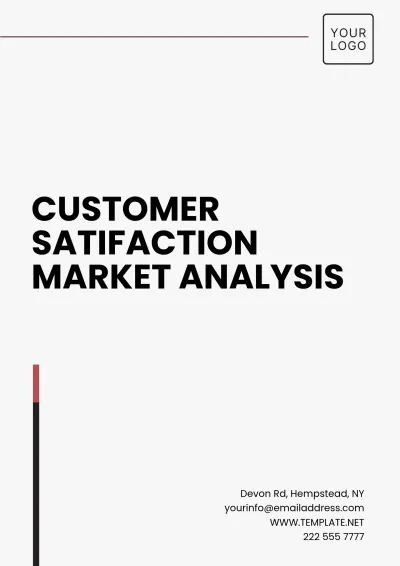Free Customer Satisfaction Market Analysis Template to Edit Online
