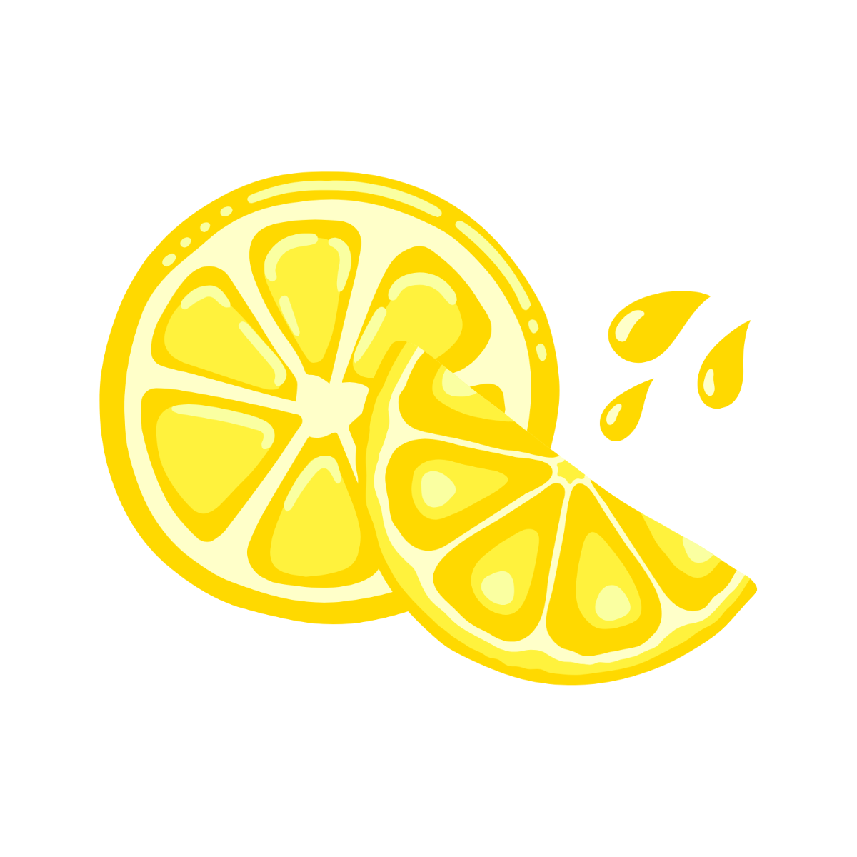 Lemon Slice Clipart - Edit Online | Template.net