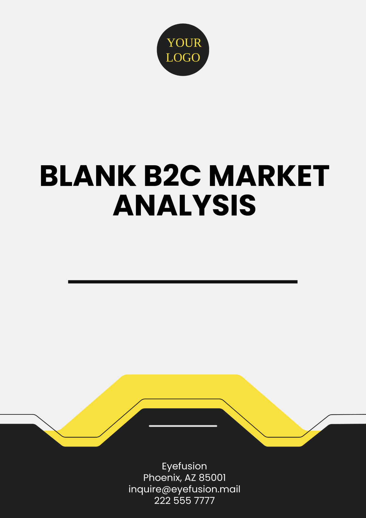 Free Blank B2C Market Analysis Template