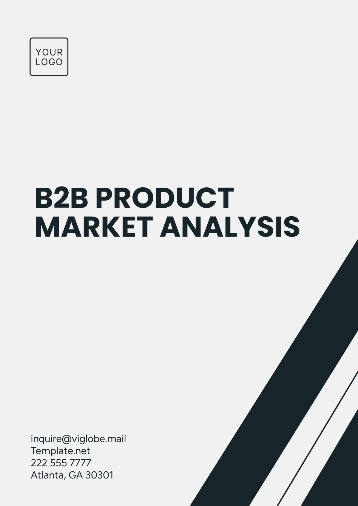 Free B2B Product Market Analysis Template