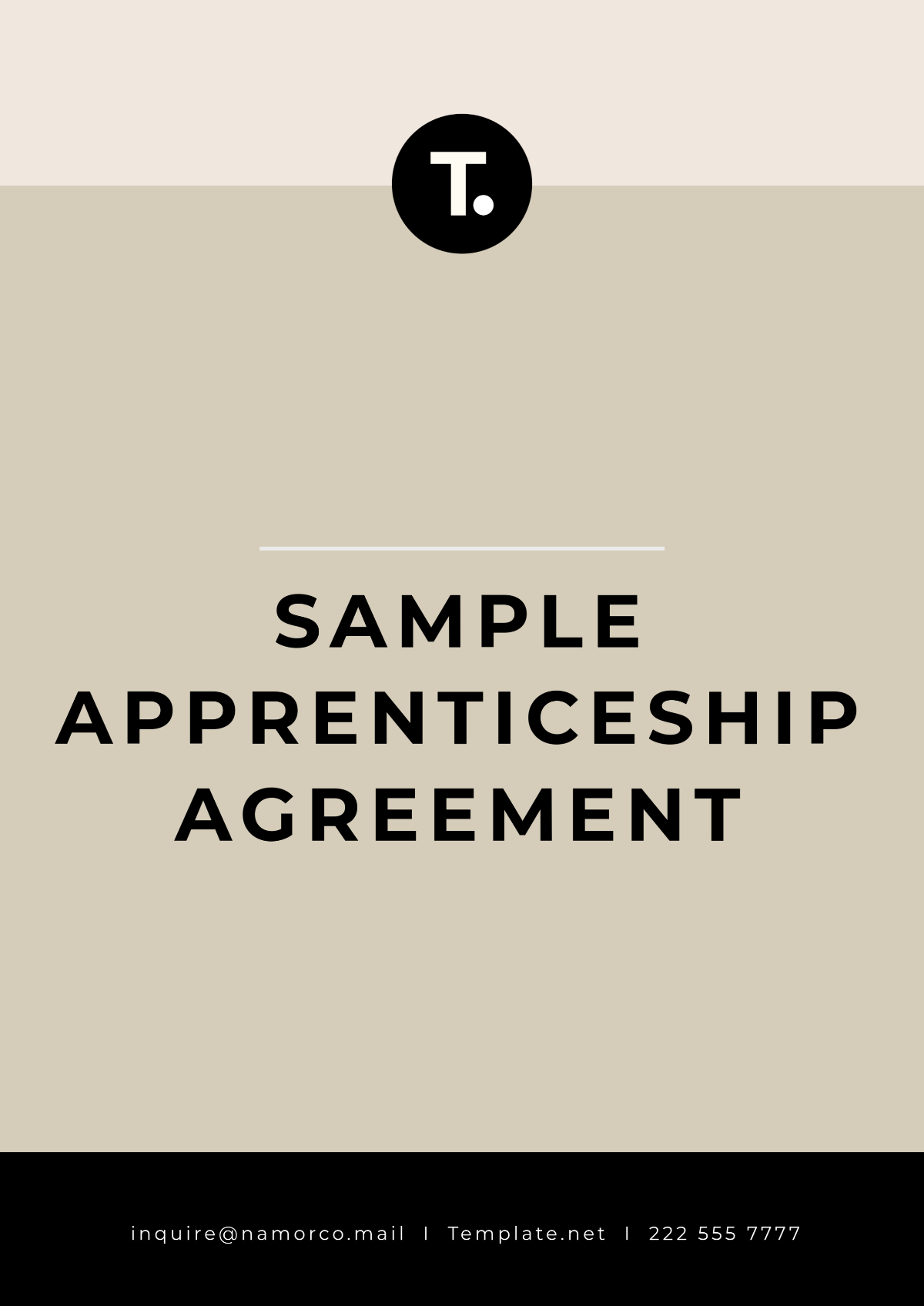 Free Sample Apprenticeship Agreement Template