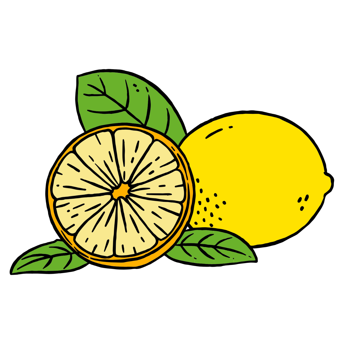 Lemon Vector Clipart - Edit Online | Template.net