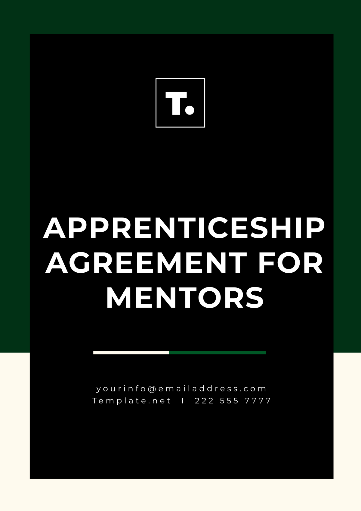 Free Apprenticeship Agreement for Mentors Template