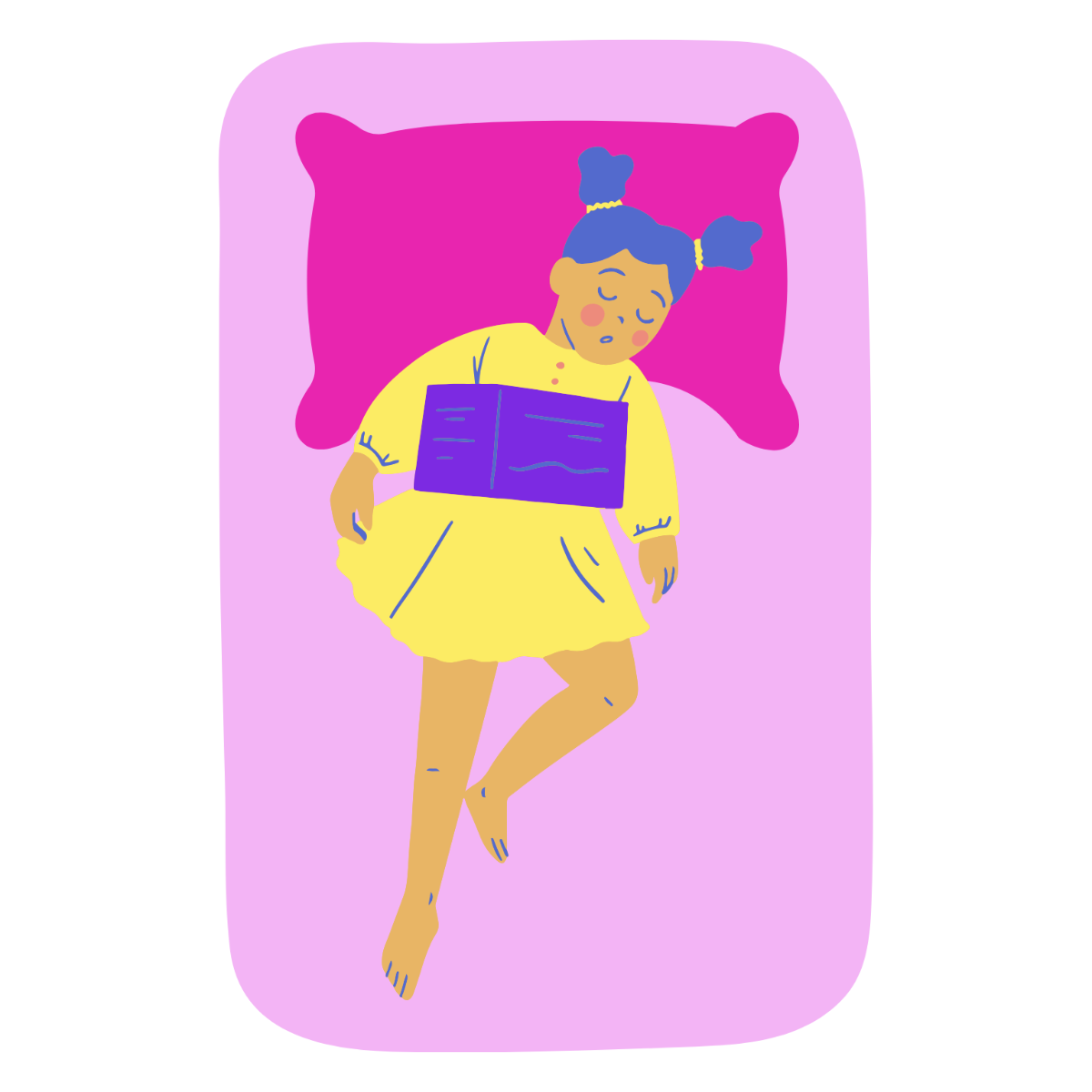 Sleeping Person Clipart - Edit Online | Template.net