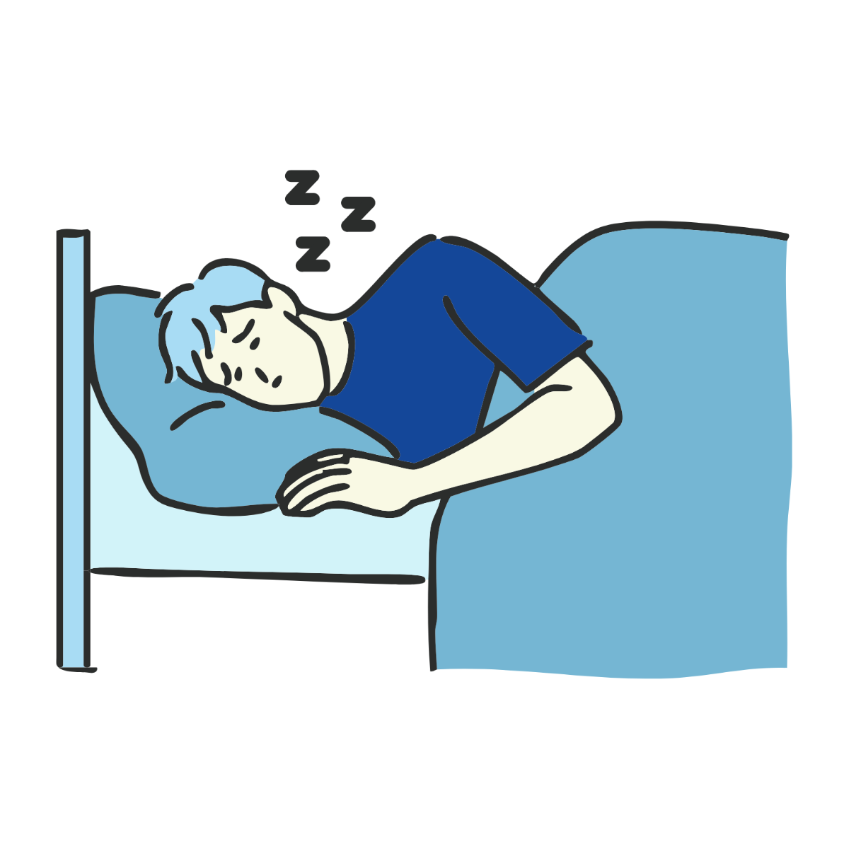 Simple Sleep Clipart - Edit Online | Template.net