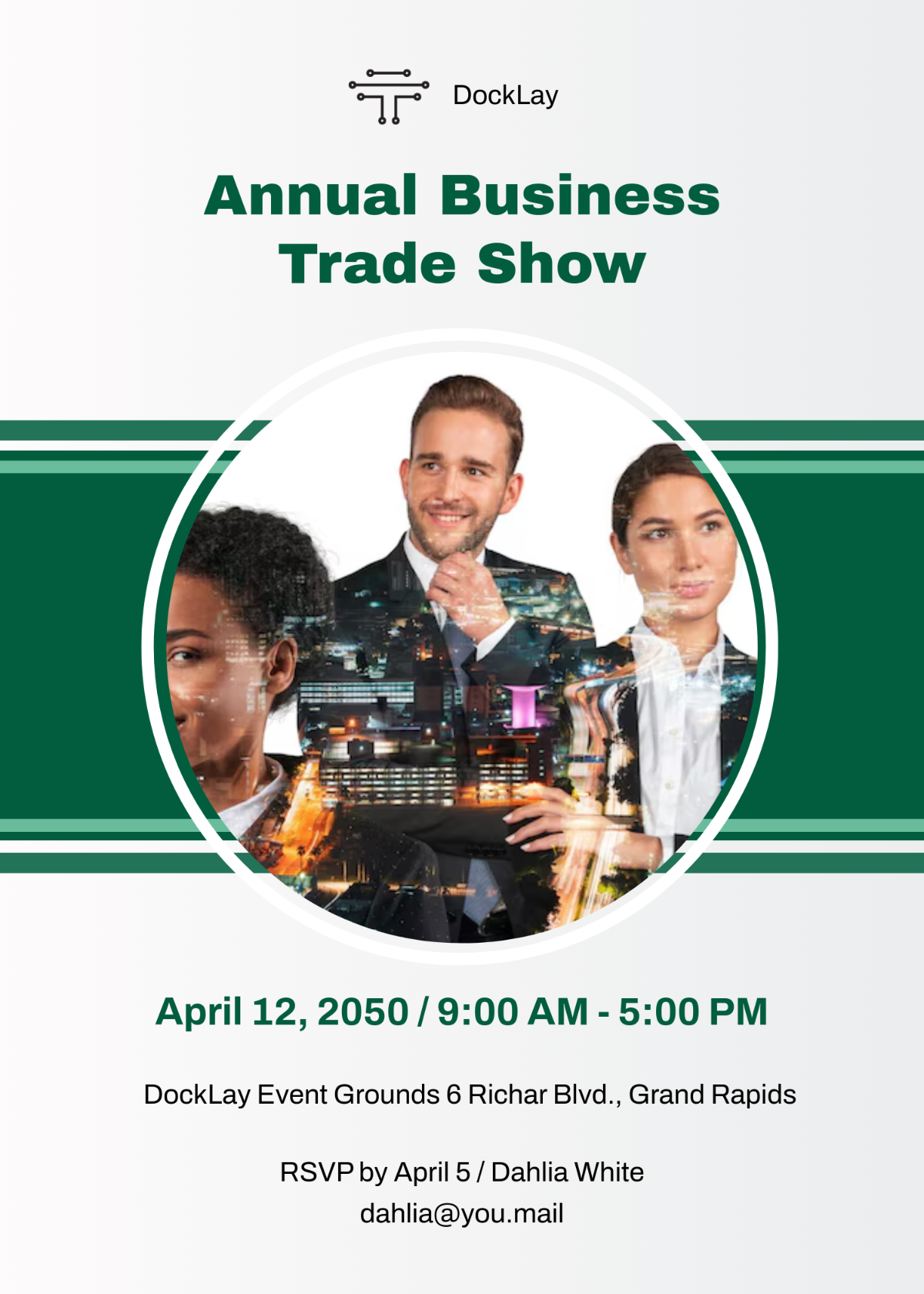 Free Business Trade Show Invitation Template