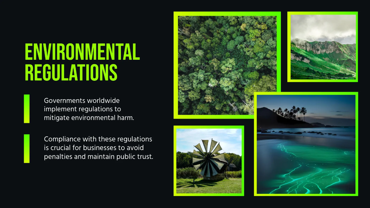 Free Business Environment PPT Template to Edit Online