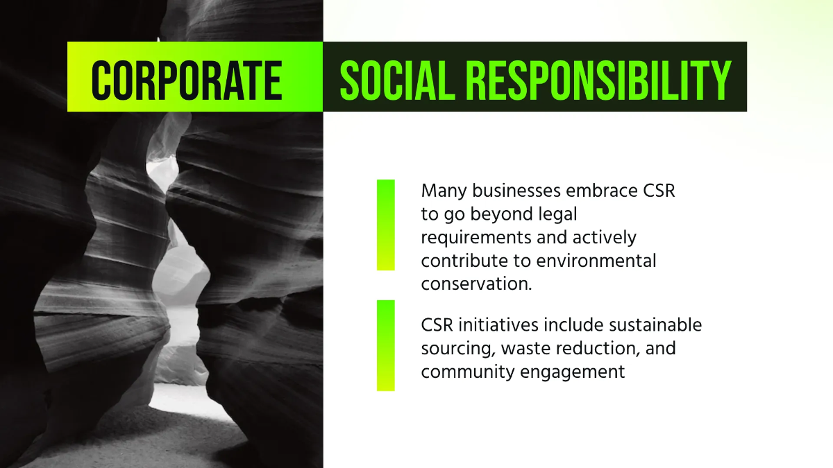 Free Business Environment PPT Template to Edit Online