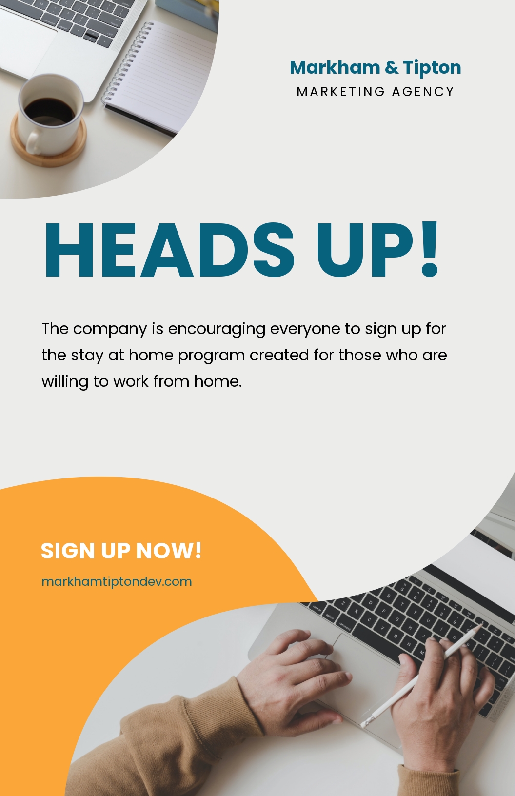 stay-home-work-from-home-poster-template