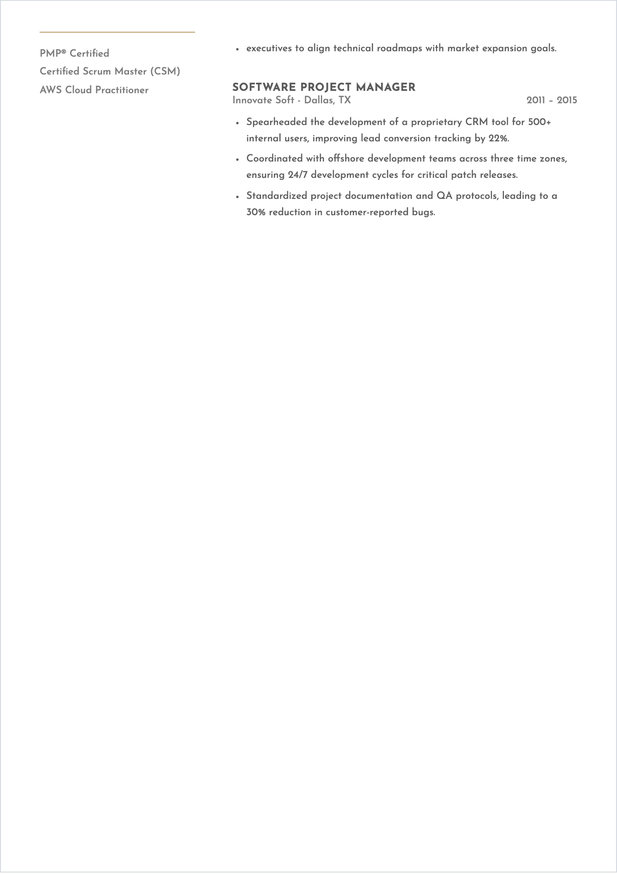 Free Editable ATS Resume Layout Template, AI Resume Builder