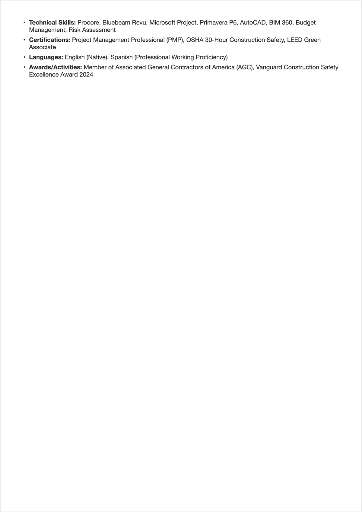 Free Minimalist ATS Resume Layout Template, AI Resume Builder