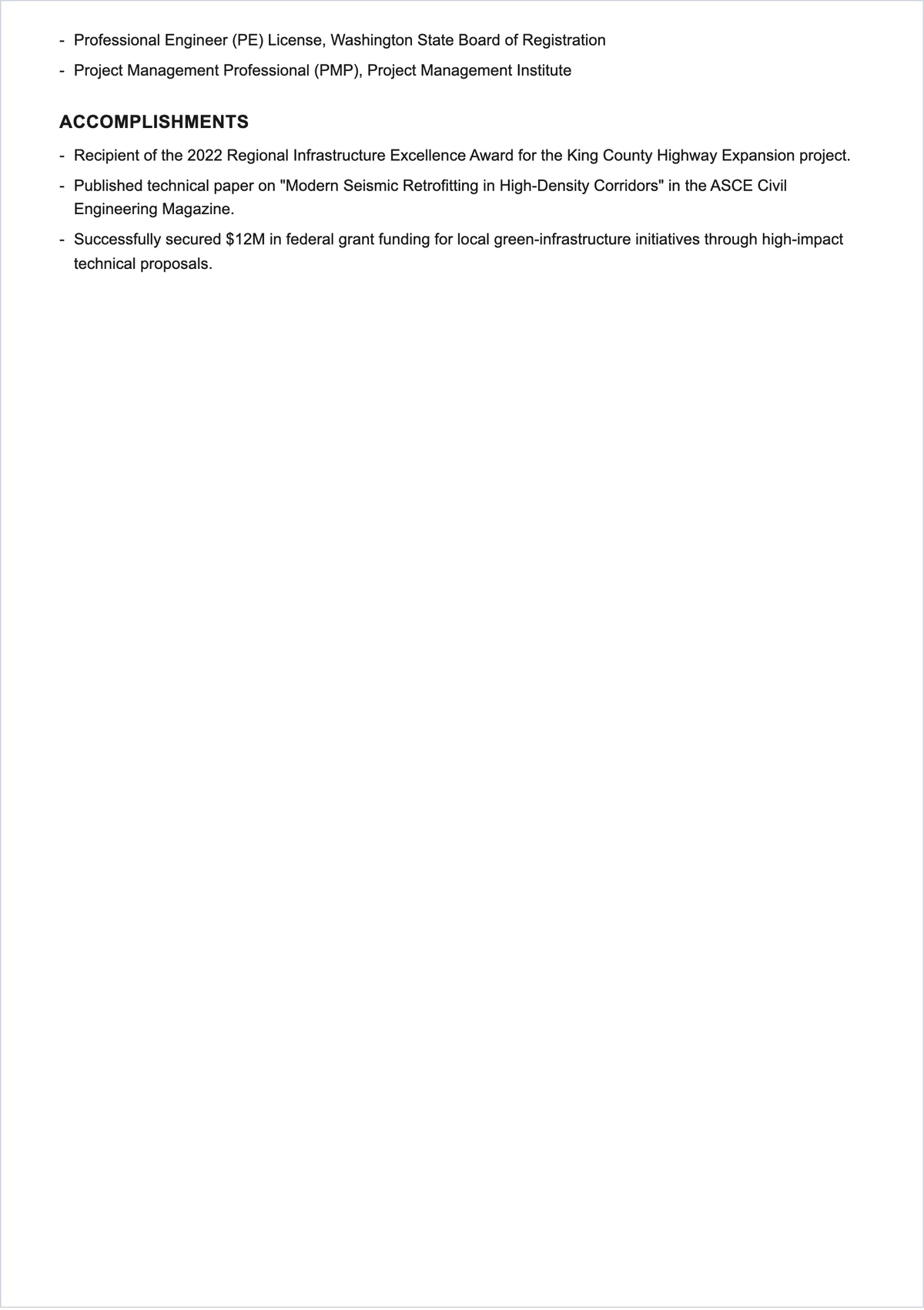 Free Best ATS Resume Layout Template, AI Resume Builder