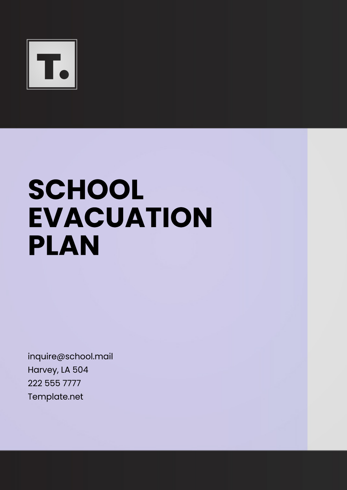 Free School Evacuation Plan Template