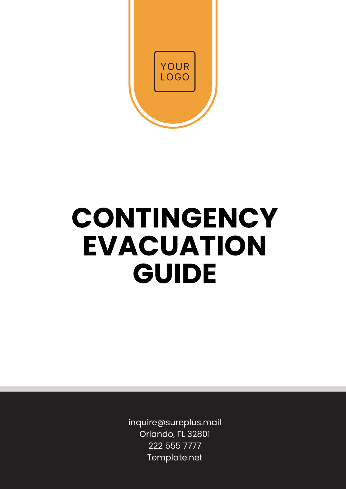 Free Contingency Evacuation Guide Template