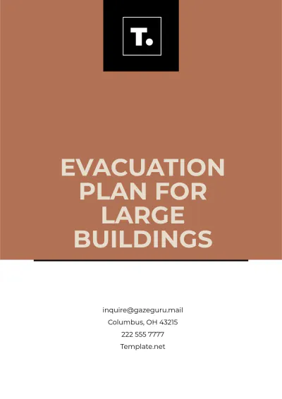 Free Evacuation Plan for Large Buildings Template to Edit Online