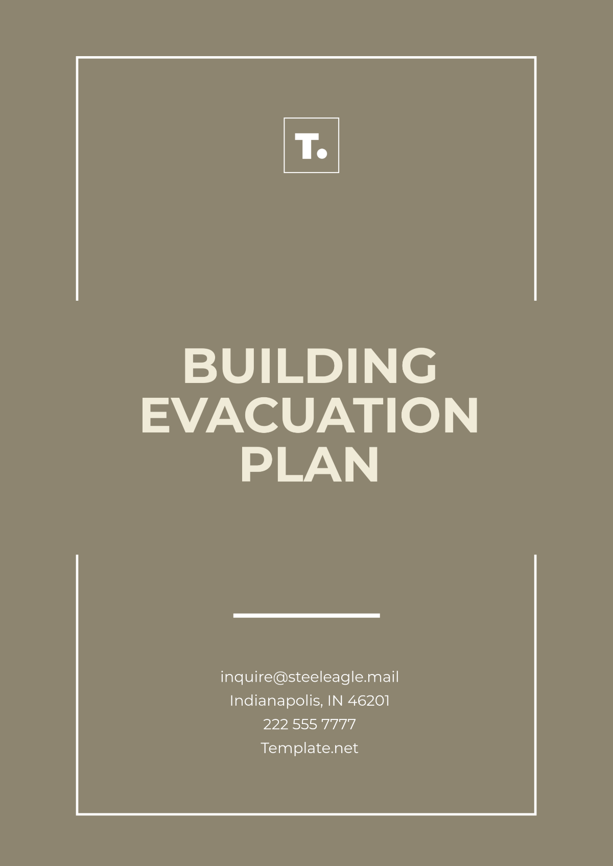 Free Building Evacuation Plan Template