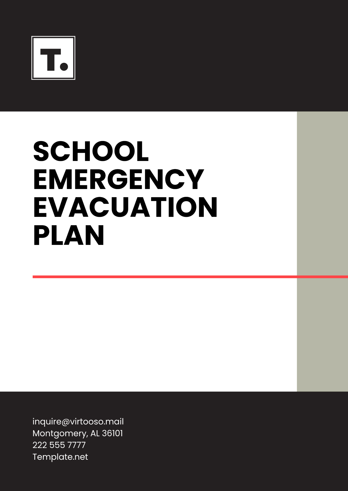 Free School Emergency Evacuation Plan Template