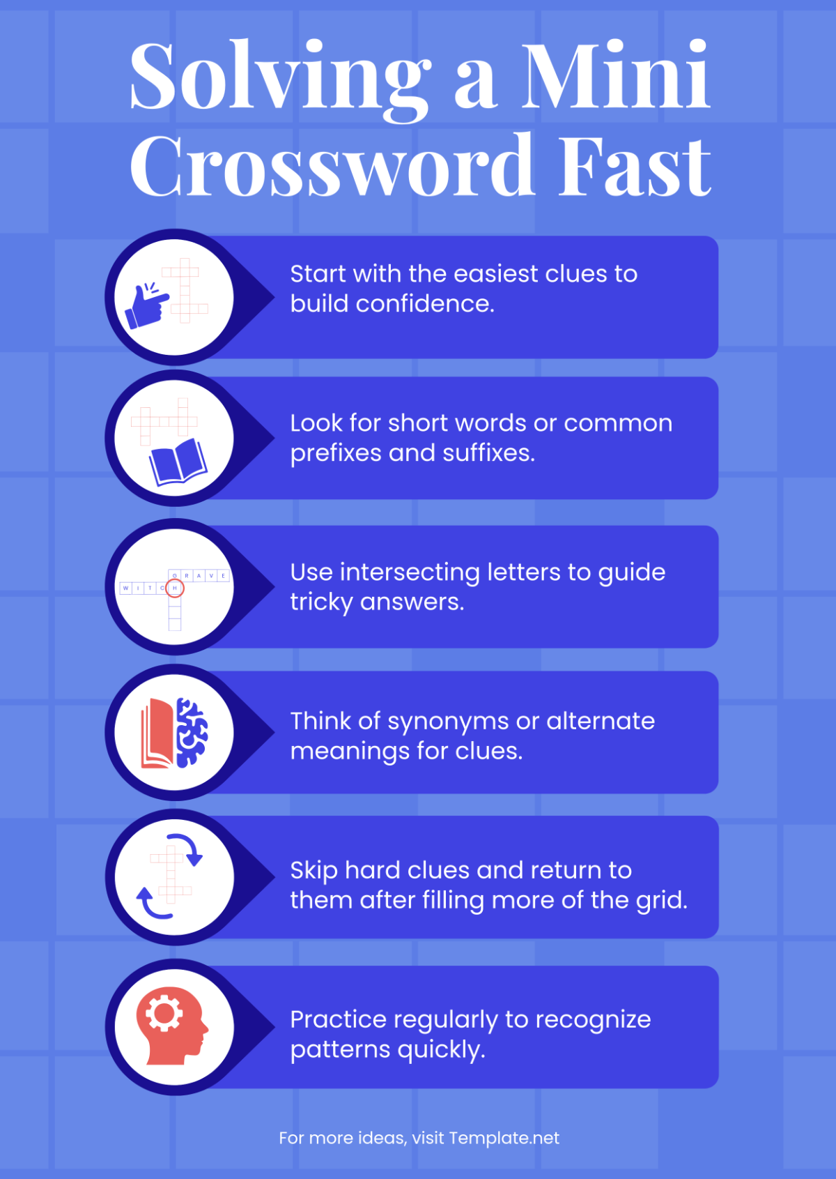 Free How to Solve a Mini Crossword Faster Template