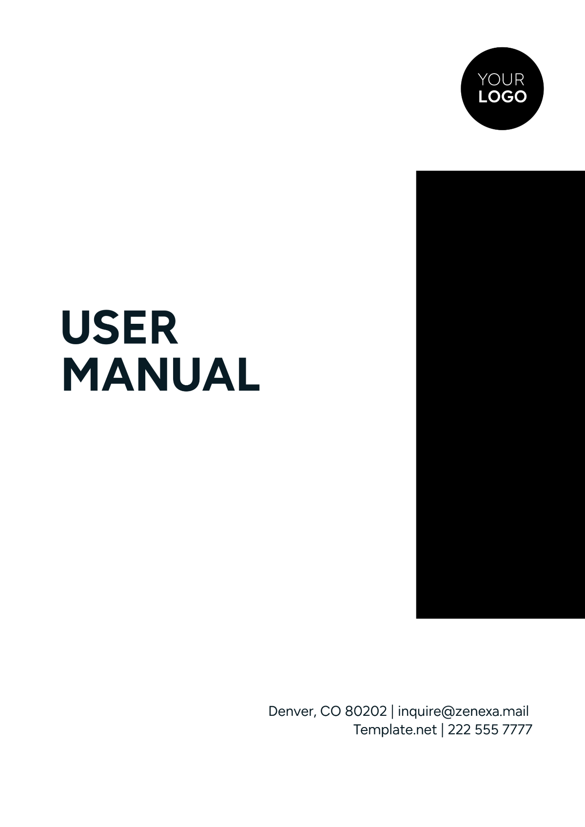FREE User Manual Templates - Edit Online & Download | Template.net