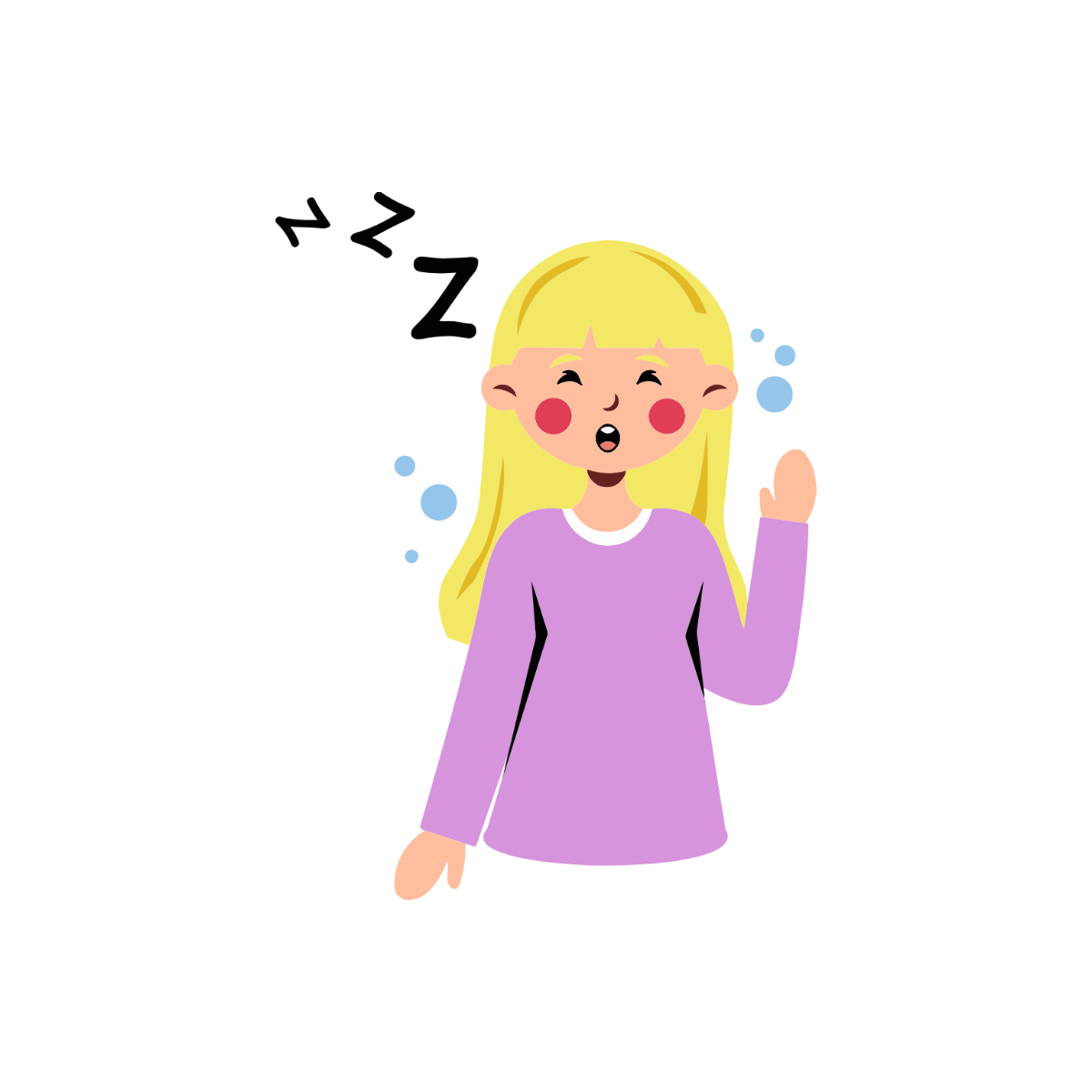 Free Sleepy Clipart Template