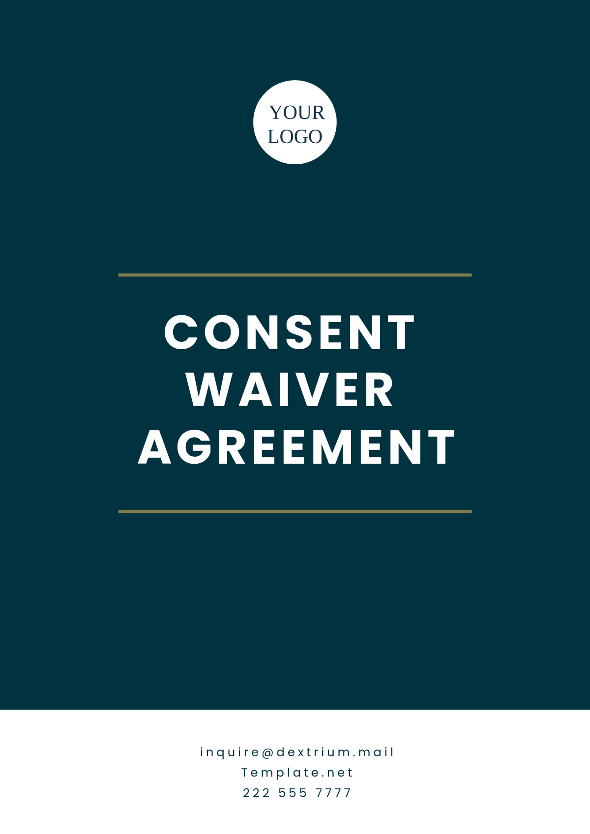 Free Consent Waiver Agreement Template