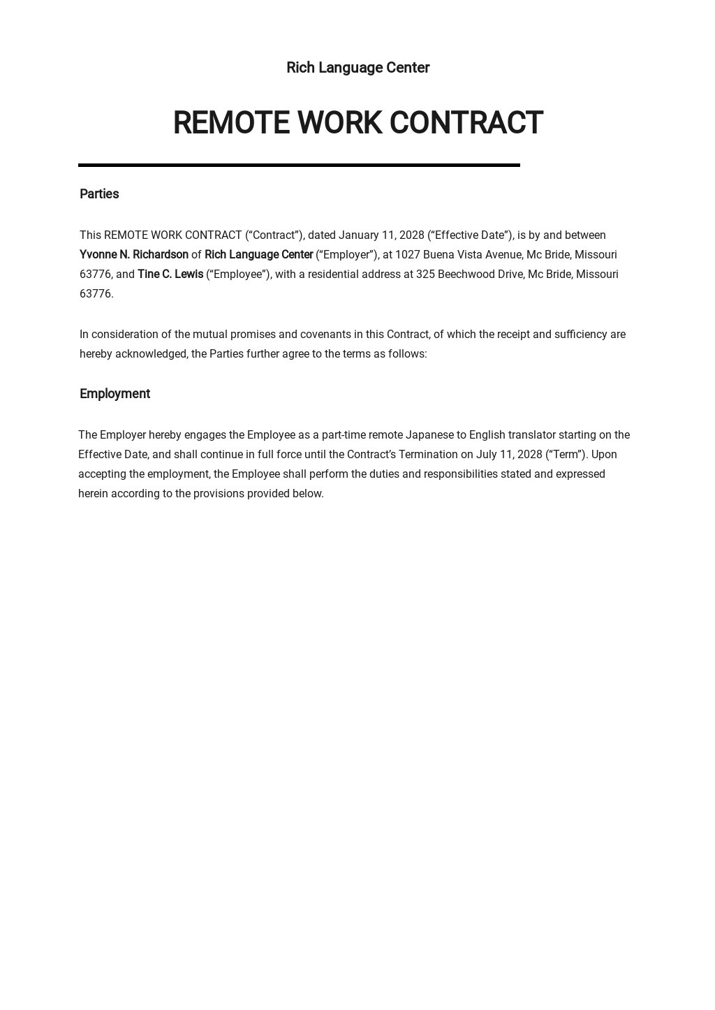 free-employee-remote-work-contract-template-in-google-docs-word-pdf