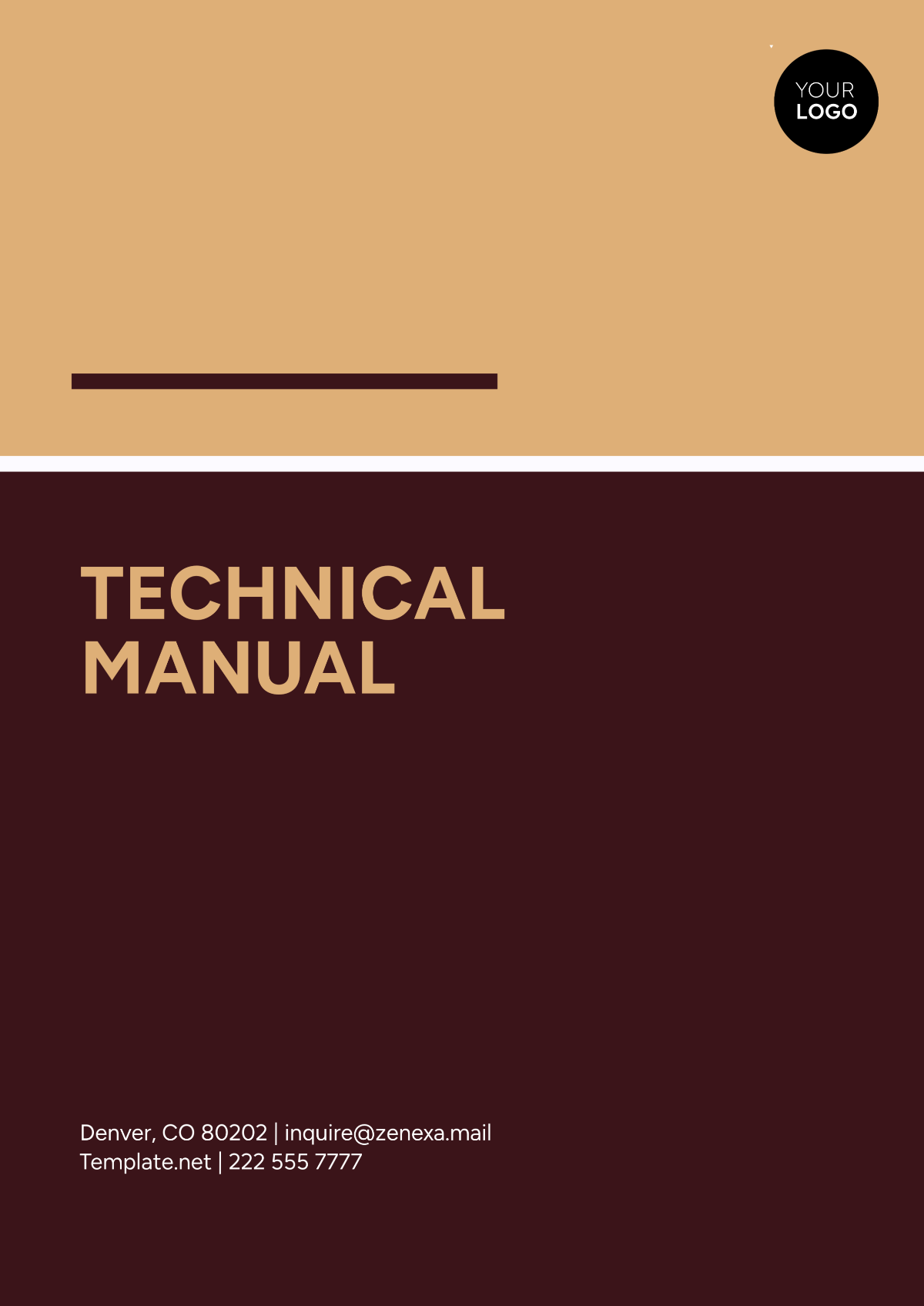 Free Technical Manual Template