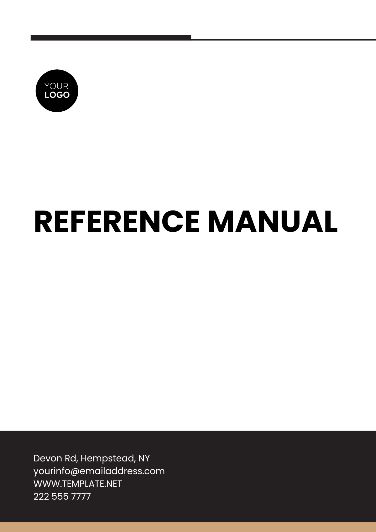 Free Reference Manual Template