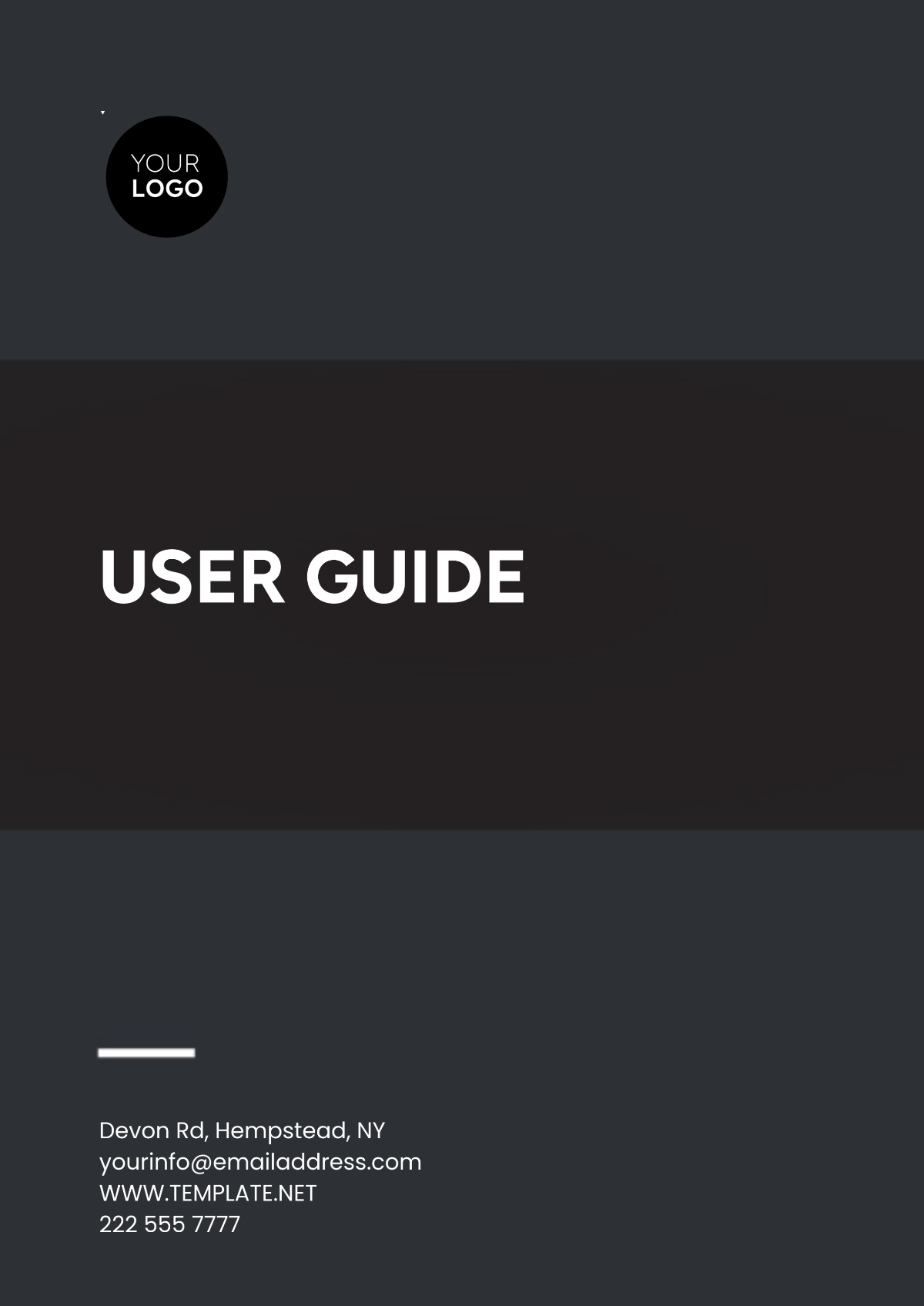 Free Design User Guide Template