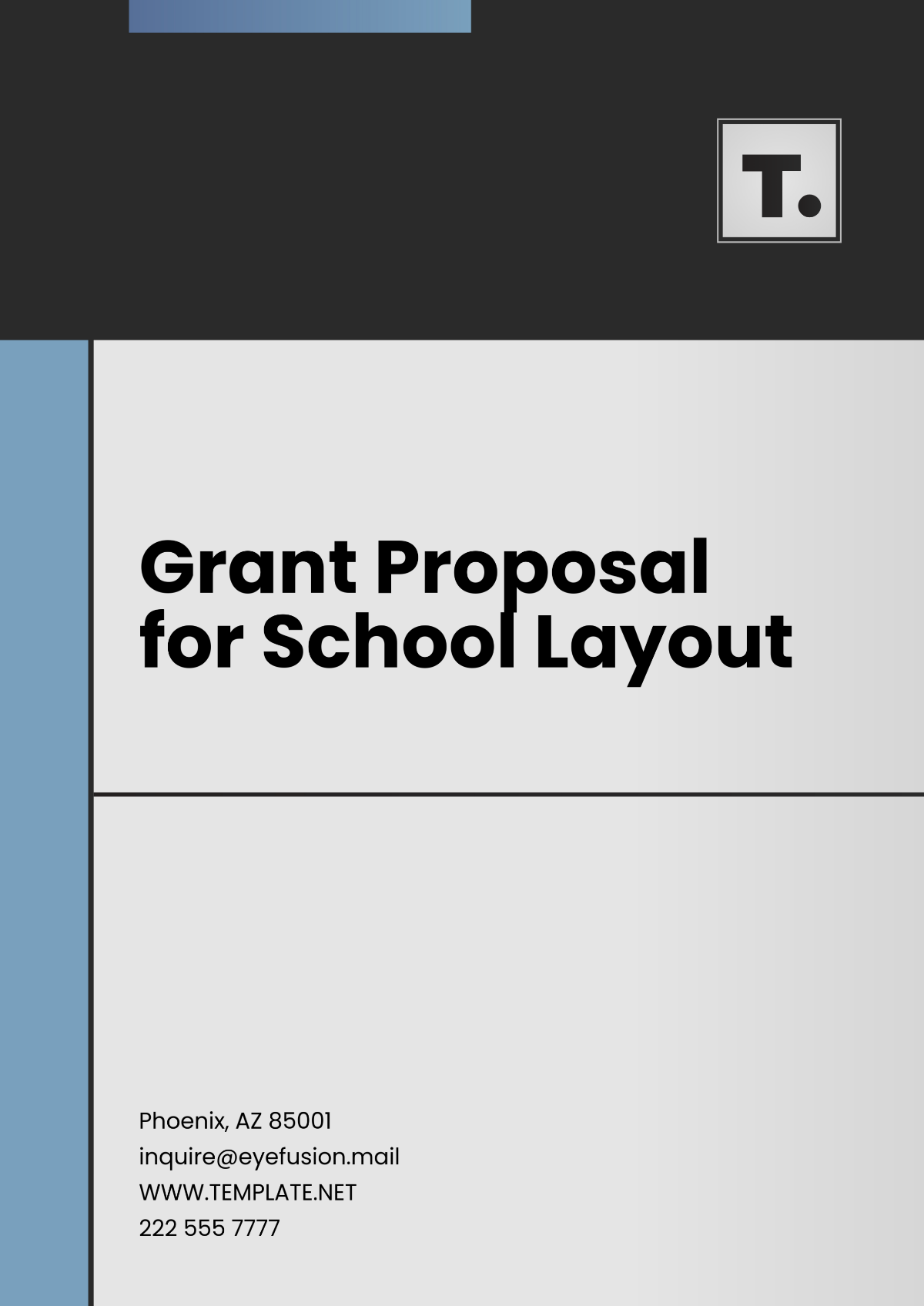 Free Grant Proposal for School Layout Template