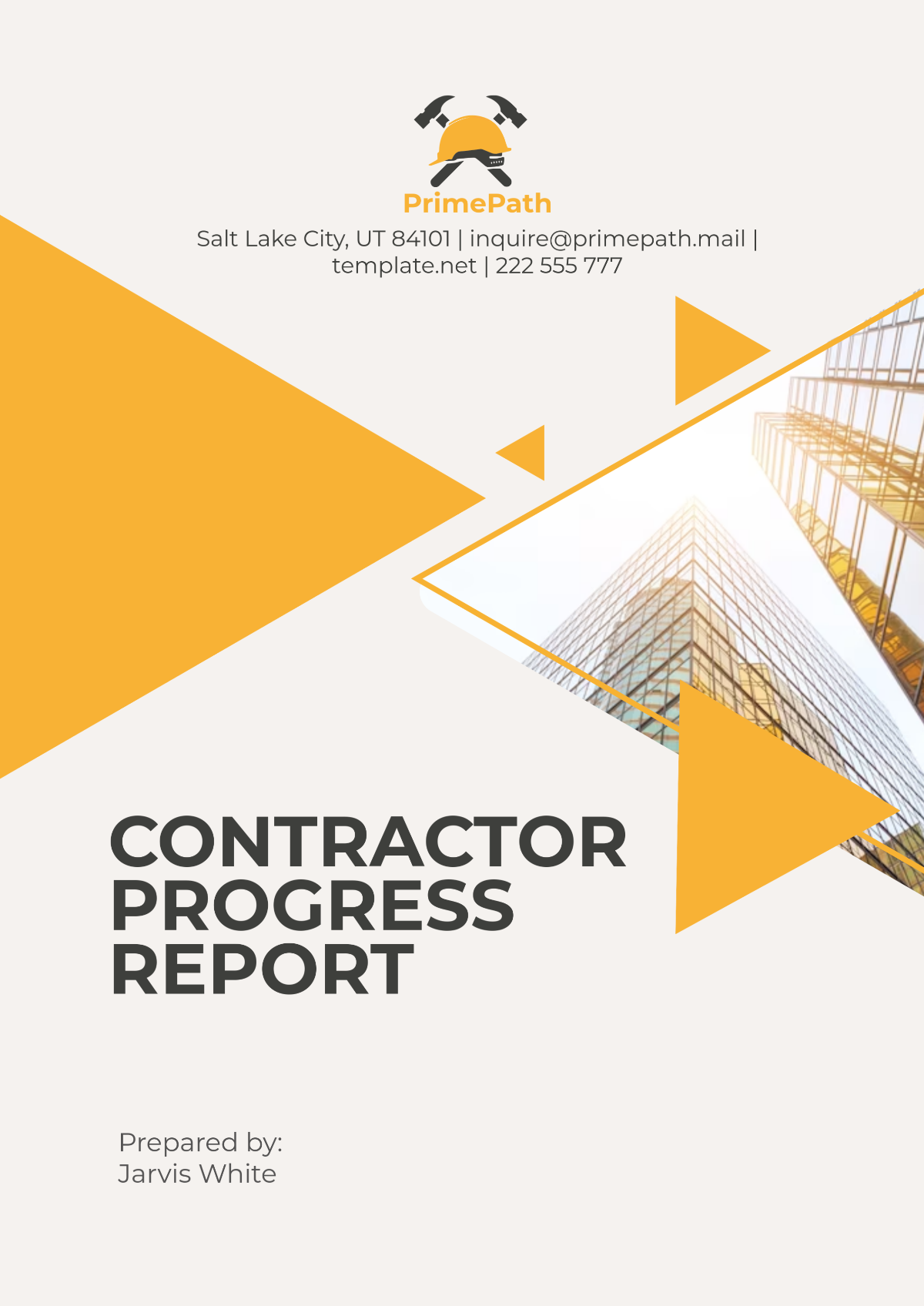 Contractor Progress Report Template - Edit Online & Download