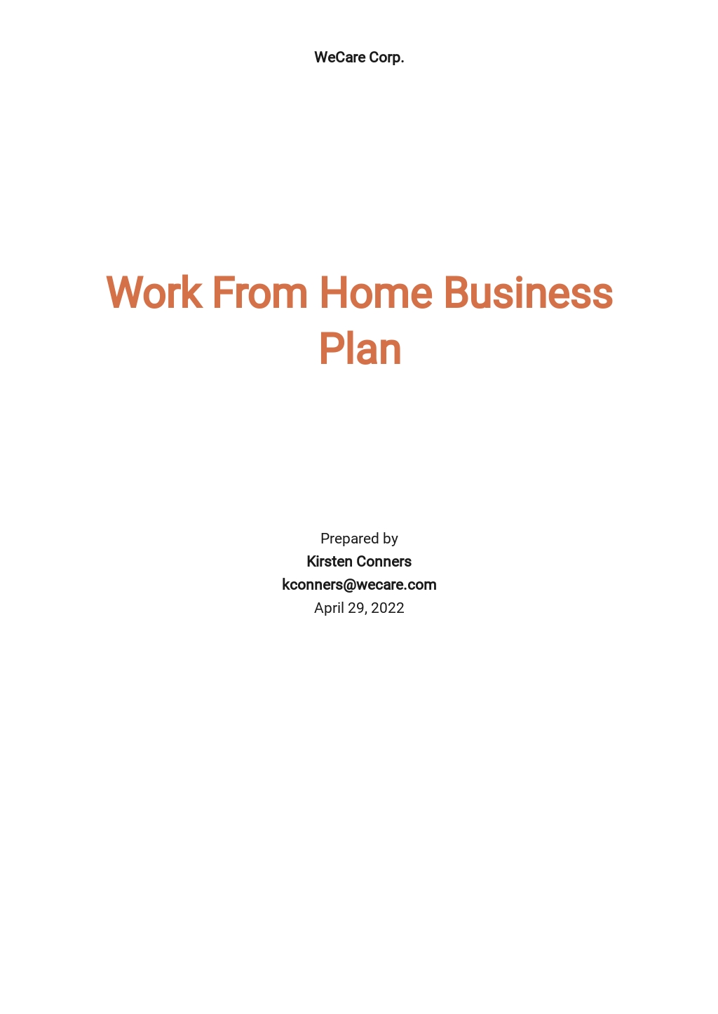 Work From Home Business Plan Template.jpe