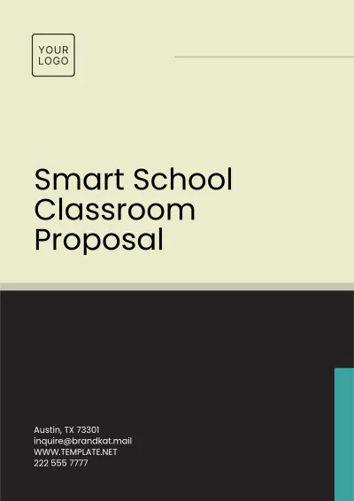 Free Smart School Classroom Proposal Template to Edit Online