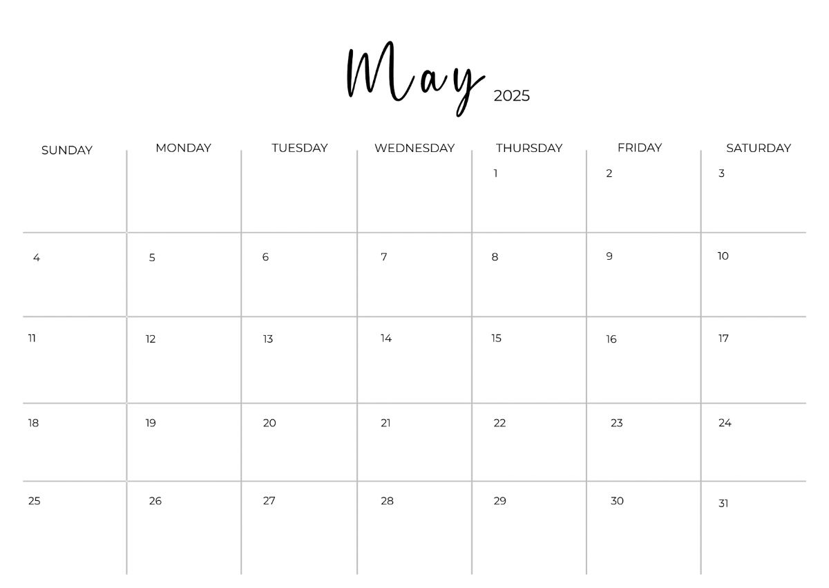 Free Editable Calendar Template to Edit Online Free Editable Calendar Template to Edit Online