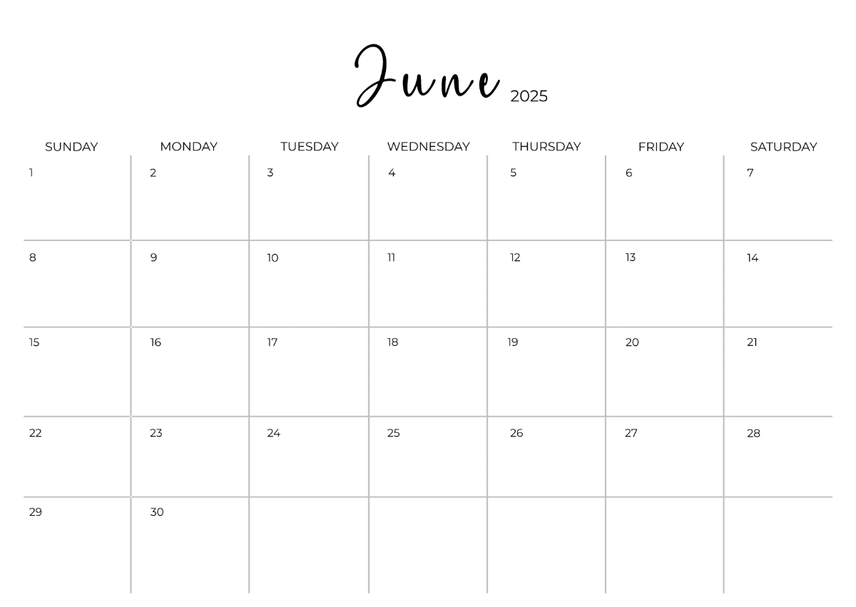 Free Editable Calendar Template to Edit Online Free Editable Calendar Template to Edit Online