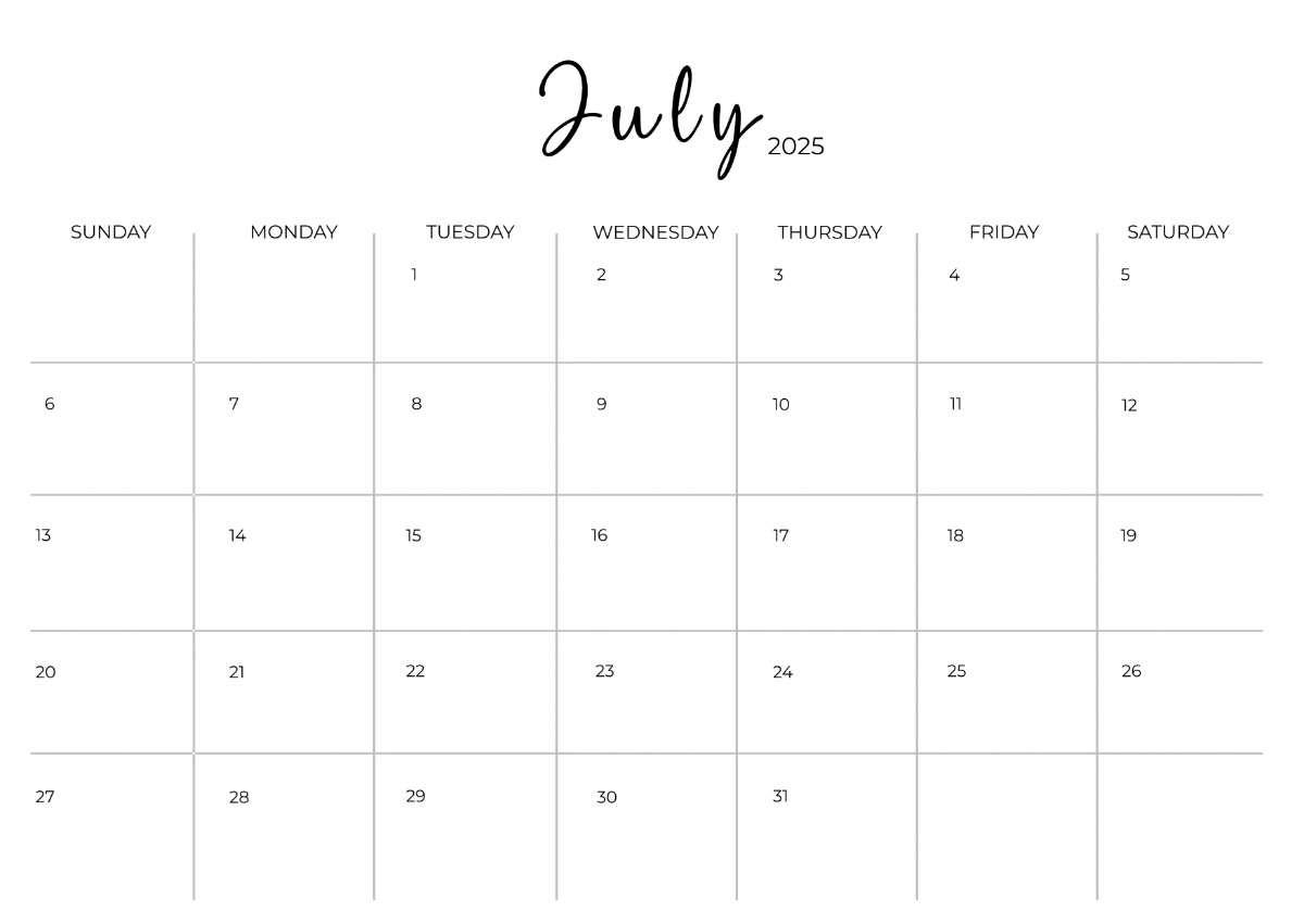 Free Editable Calendar Template to Edit Online Free Editable Calendar Template to Edit Online