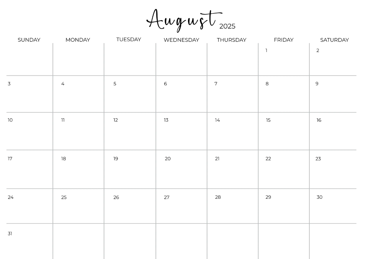Free Editable Calendar Template to Edit Online Free Editable Calendar Template to Edit Online