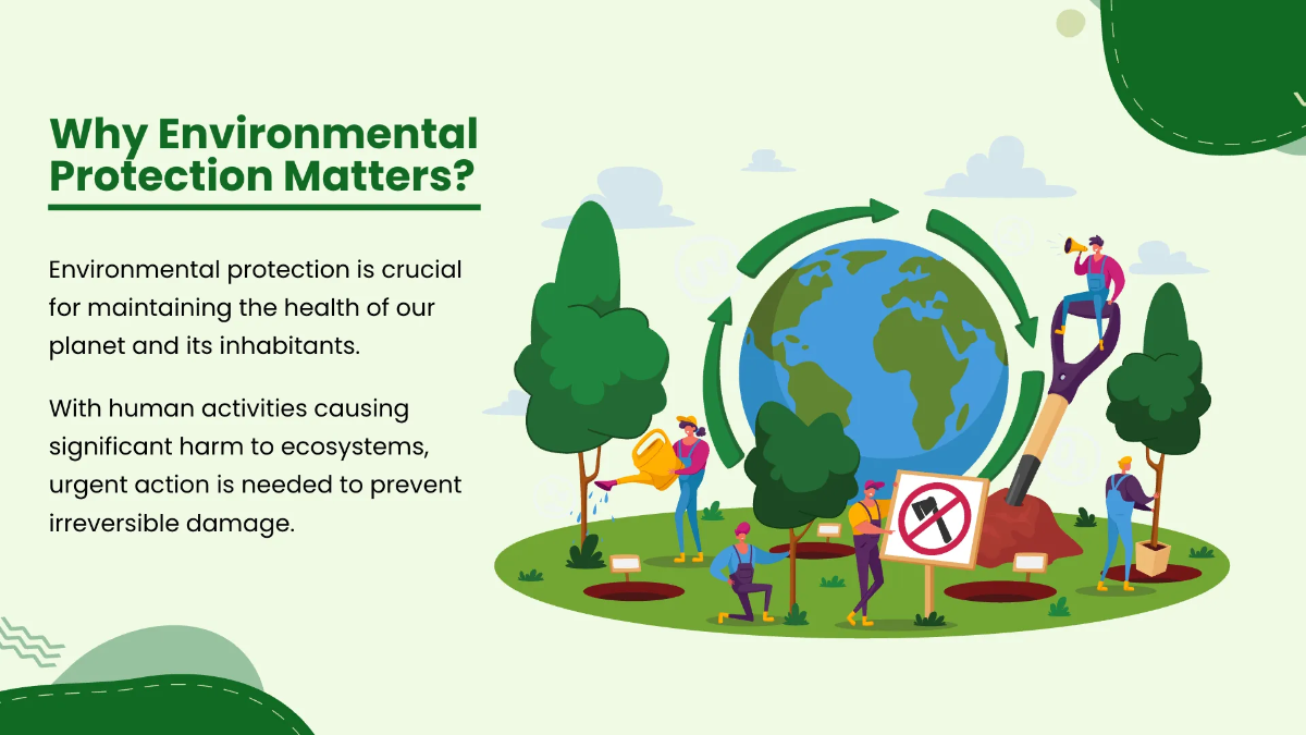 Free Environment Protection PPT Template to Edit Online