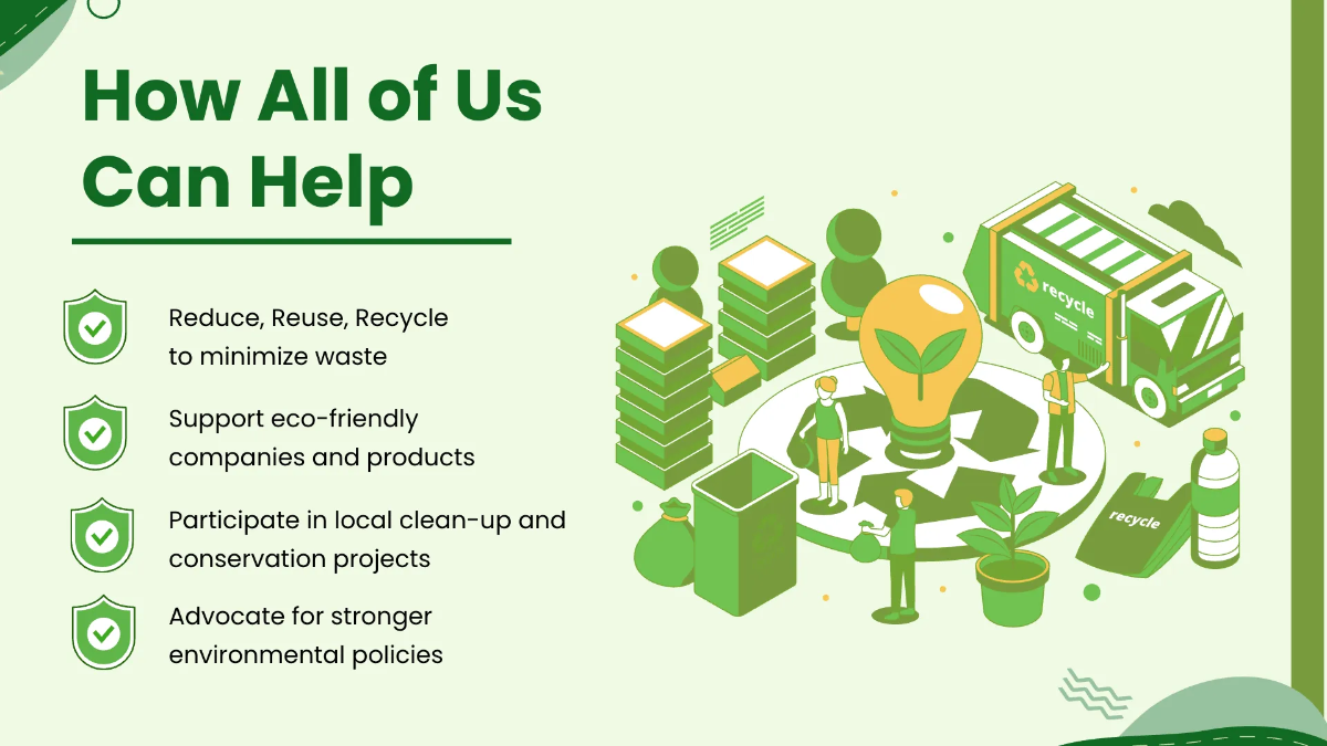 Free Environment Protection PPT Template to Edit Online