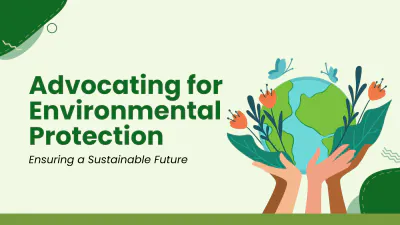 Free Environment Protection PPT to Edit Online