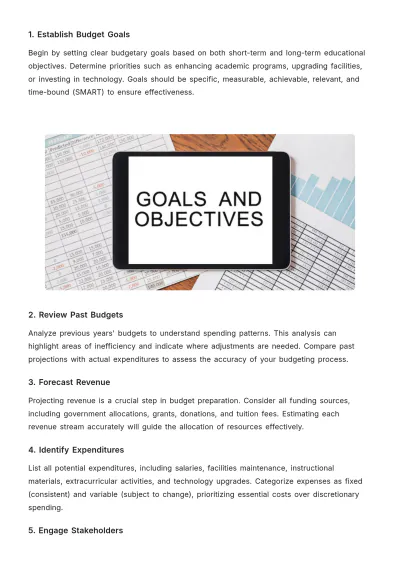 Free How to Create a School Budget to Edit Online