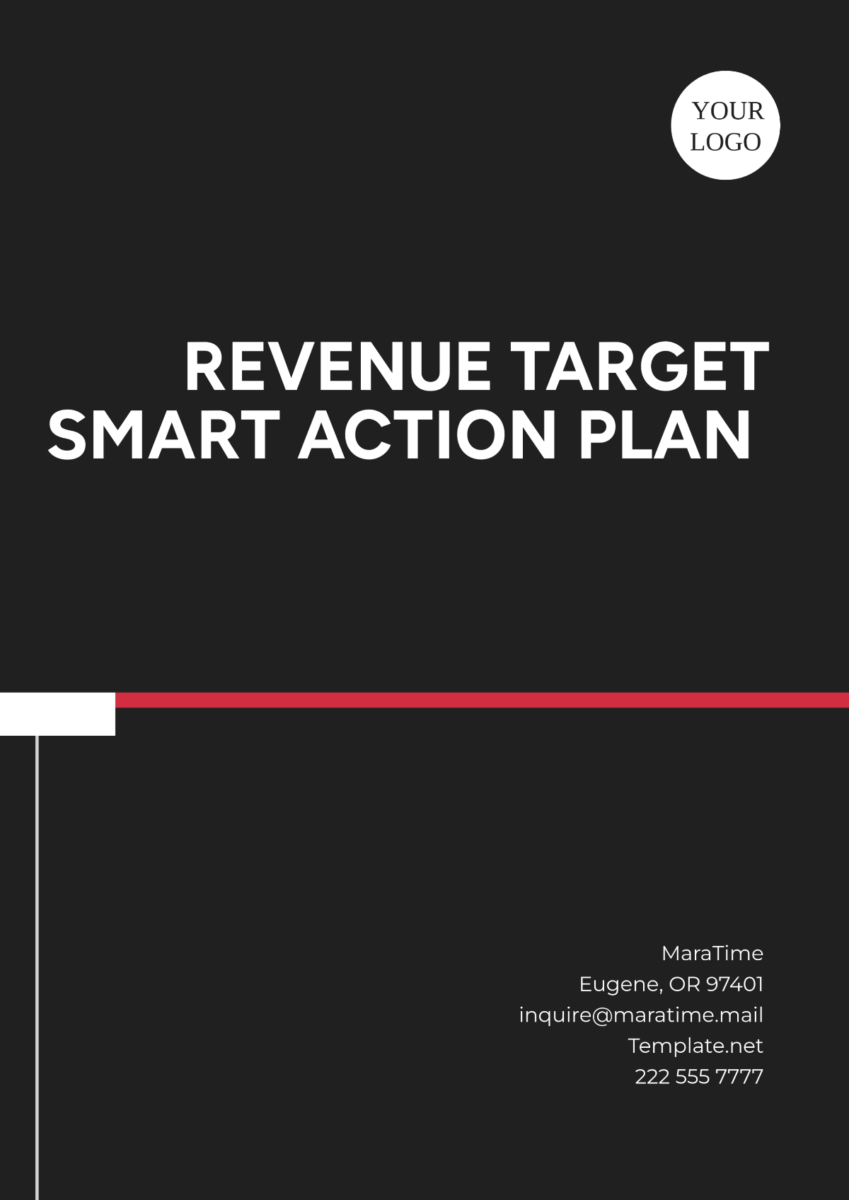 Free Revenue Target Smart Action Plan Template